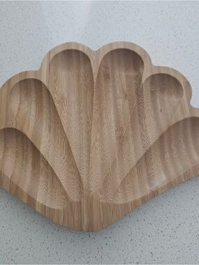 Beachly Sea La Vie Wooden Bowl Decor 10”x 8 1/2” NEW!!!